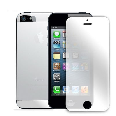 High Quality 4 in 1 Mirror Front and Back Screen Protector with Upper and Lower Lens for iPhone 5 (Japan Materials)(Transparent)