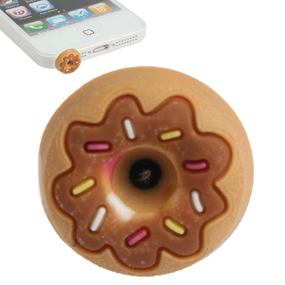 Cute Doughnut Style Plastic Anti-dust Plug for iPhone 5/ iPhone 4 & 4S/ iPad/ iPod/ Other Mobile Phone