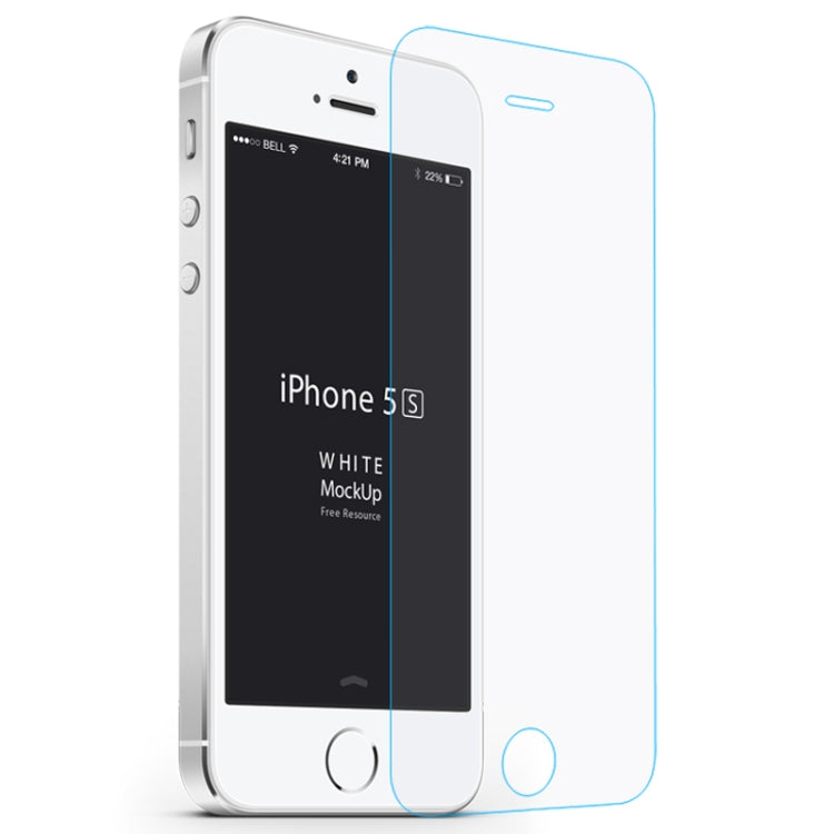 0.3mm Ultra-thin Explosion-proof Tempered Glass Film for iPhone 5(Transparent)