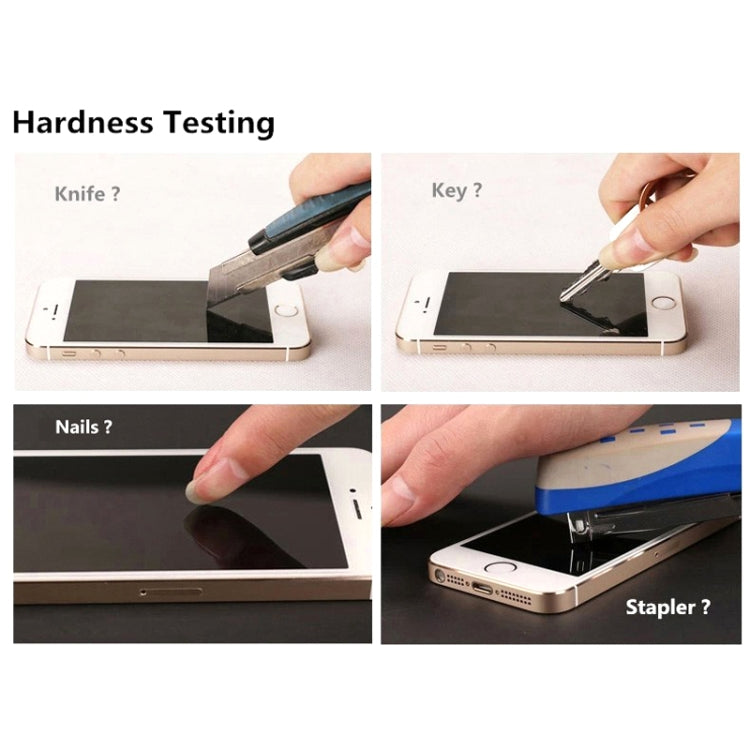 0.3mm Ultra-thin Explosion-proof Tempered Glass Film for iPhone 5(Transparent)