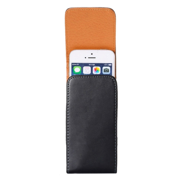 Crazy Horse Texture Vertical Flip Leather Case / Waist Bag with Back Splint for iPhone 5 & 5s & SE & SE