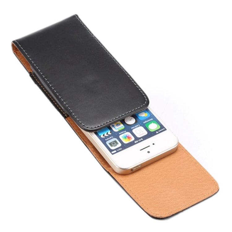 Crazy Horse Texture Vertical Flip Leather Case / Waist Bag with Back Splint for iPhone 5 & 5s & SE & SE