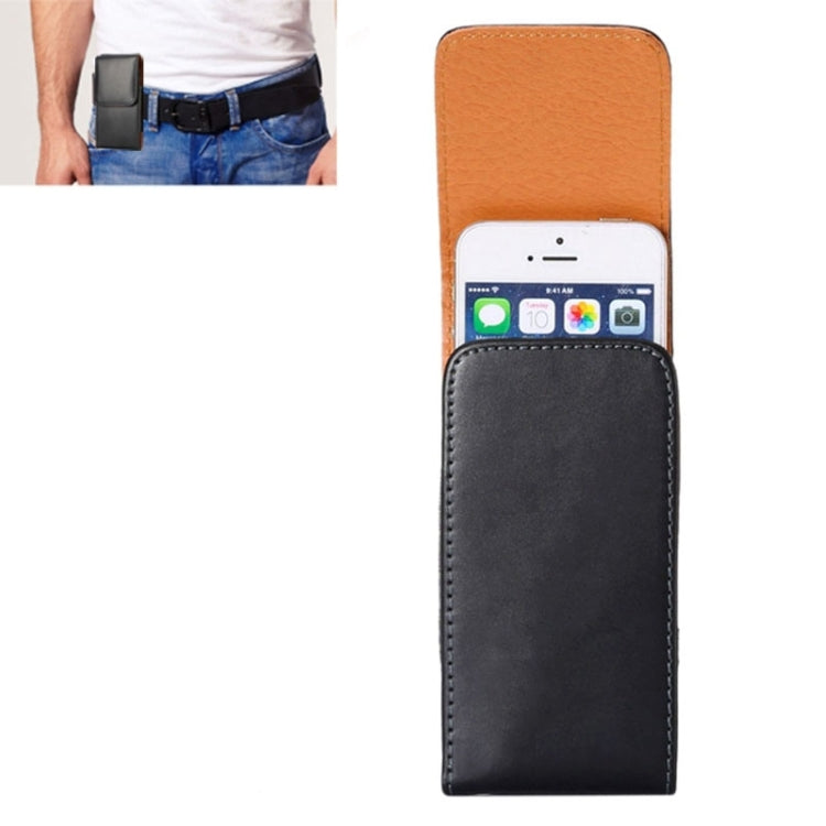 Crazy Horse Texture Vertical Flip Leather Case / Waist Bag with Back Splint for iPhone 5 & 5s & SE & SE
