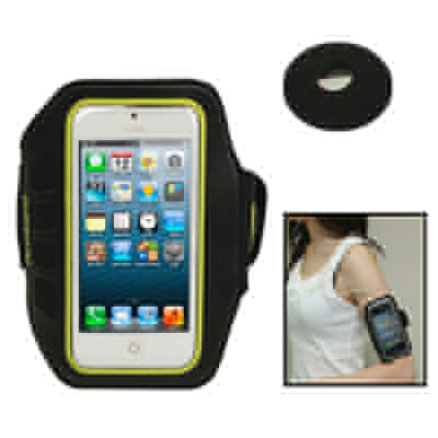 Sports Armband Case with Earphone Hole for iPhone 5 & 5s & SE & 5C (Green)