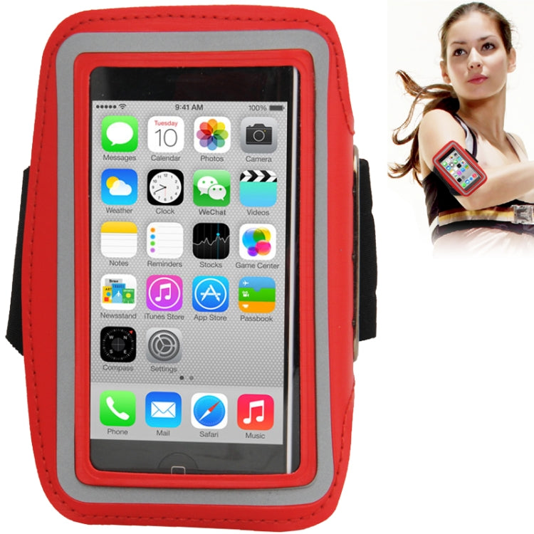 Sports PU Armband Case with Earphone Hole for iPhone 5 & 5C & 5S