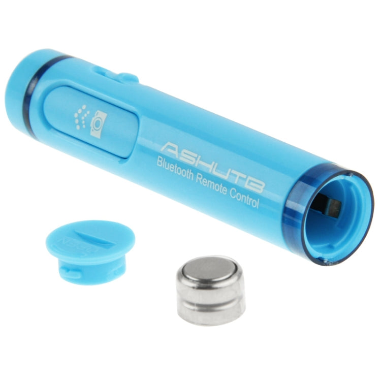 4 in 1 Portable Bluetooth Remote Shutter and Monopod, Including Selfie Stick & Shutter 4 Clip & Shutter 4 & Holder Q(Blue)