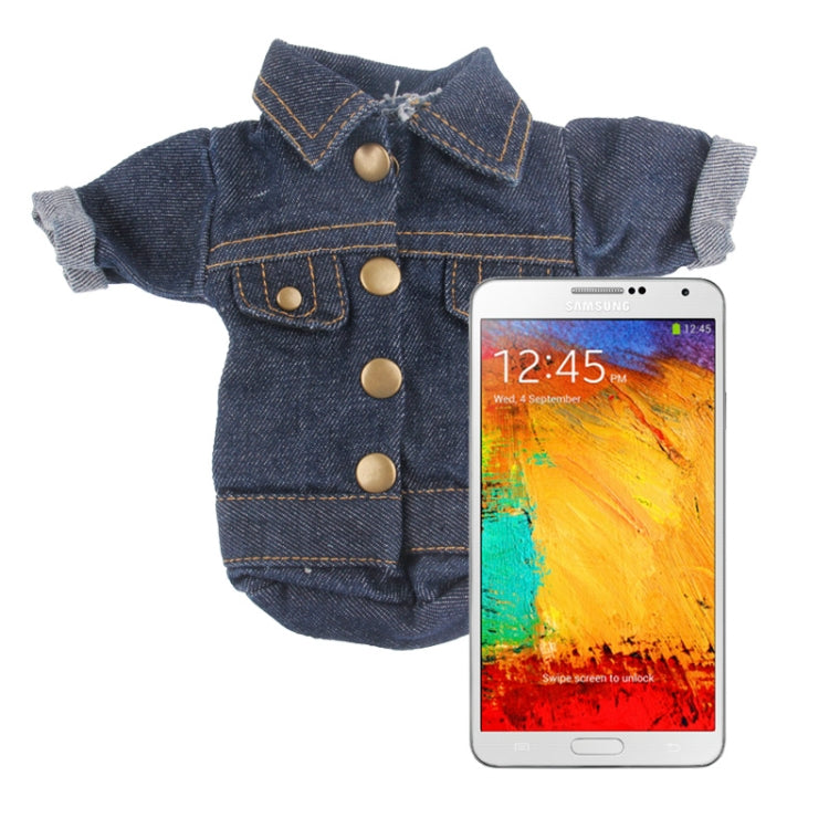 Fashion Denim Shirt Style Carrying Bag Pouch Wallet for Mobile Phone