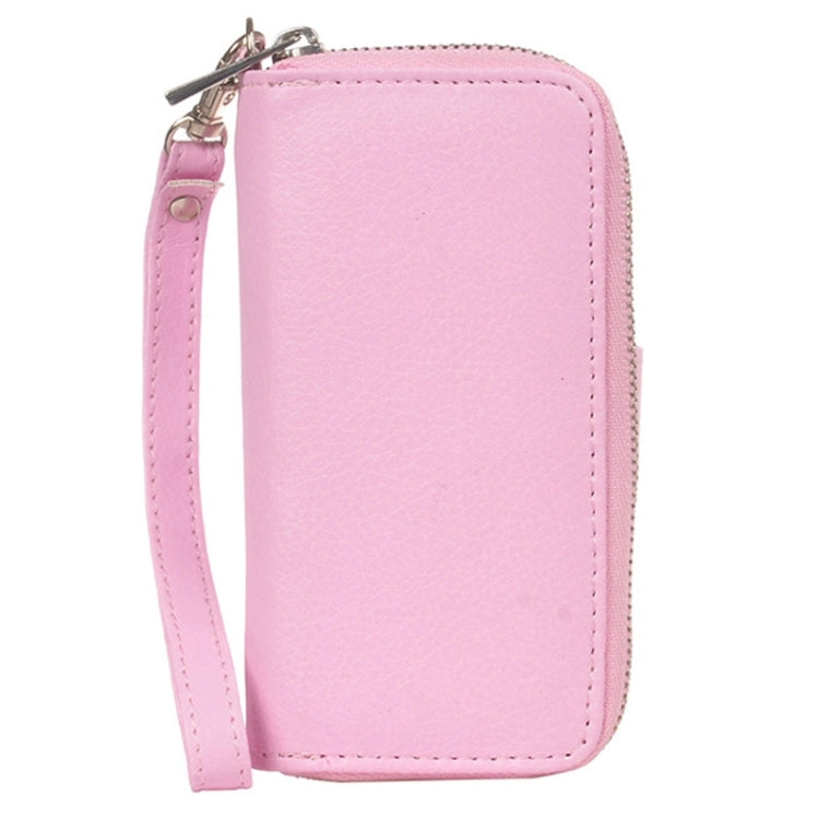 Zipper Wallet Leather Case with Lanyard for iPhone 5 & 5