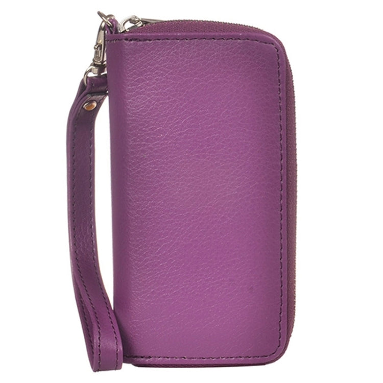 Zipper Wallet Leather Case with Lanyard for iPhone 5 & 5
