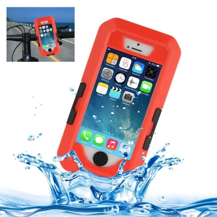 Bicycle Waterproof Case with Rotating Bike Holder Mount for iPhone 5 & 5s & SE