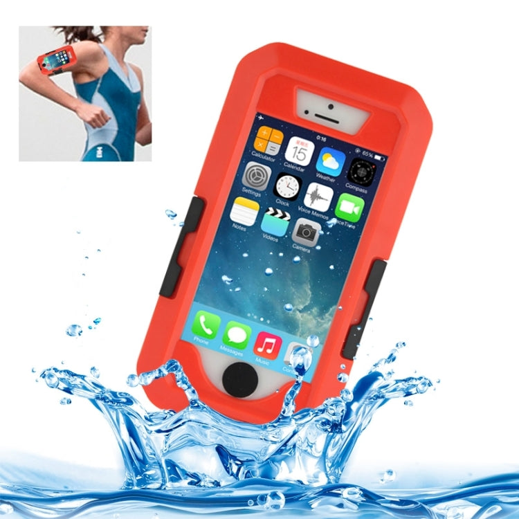 Bicycle Waterproof Case with Wrist Strap and Lanyard for iPhone 5 & 5s & SE
