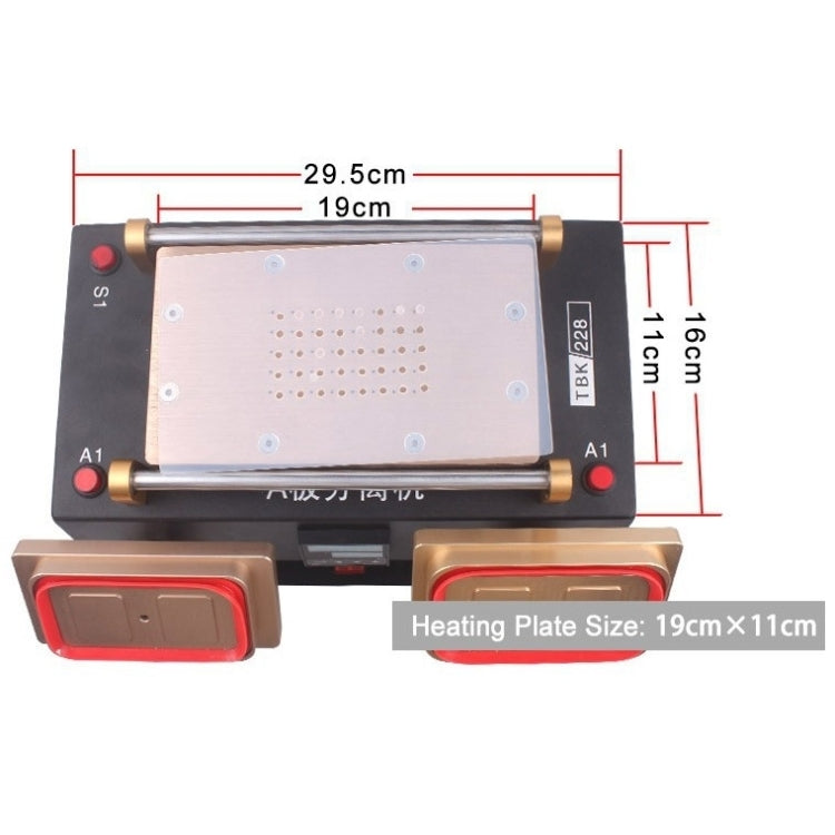 3 in 1 Multifunction Middle Bezel Frame Separator Machine + LCD Extraction Machine Hot Plate + LCD Removal Machine for Samsung
