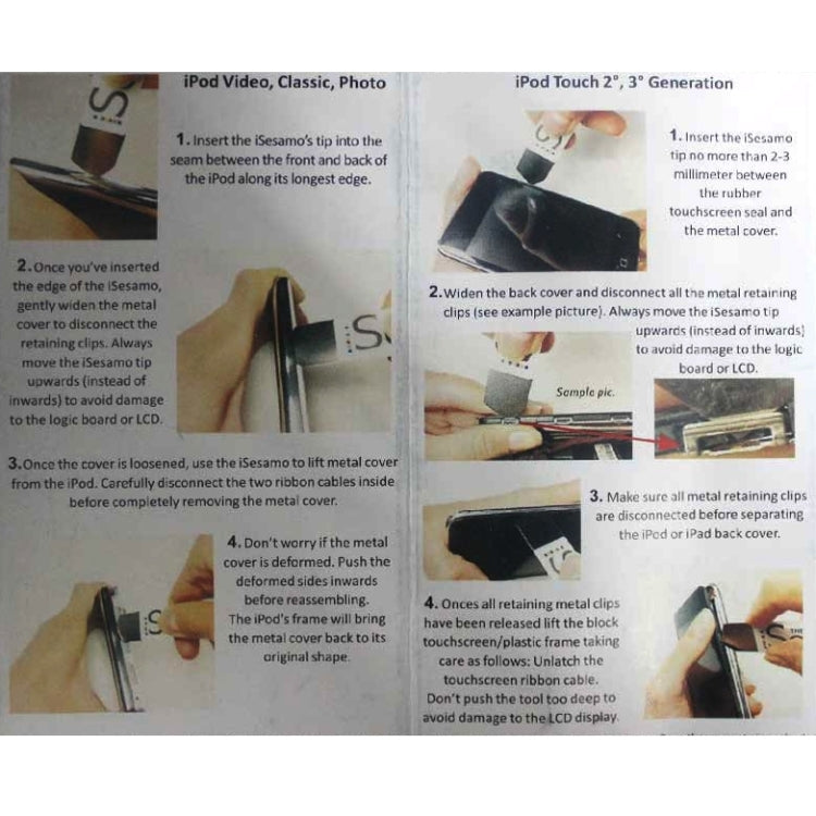 iSesamo Thin Pry Blade Opening Repair Tool for Smart Phone and Tablet