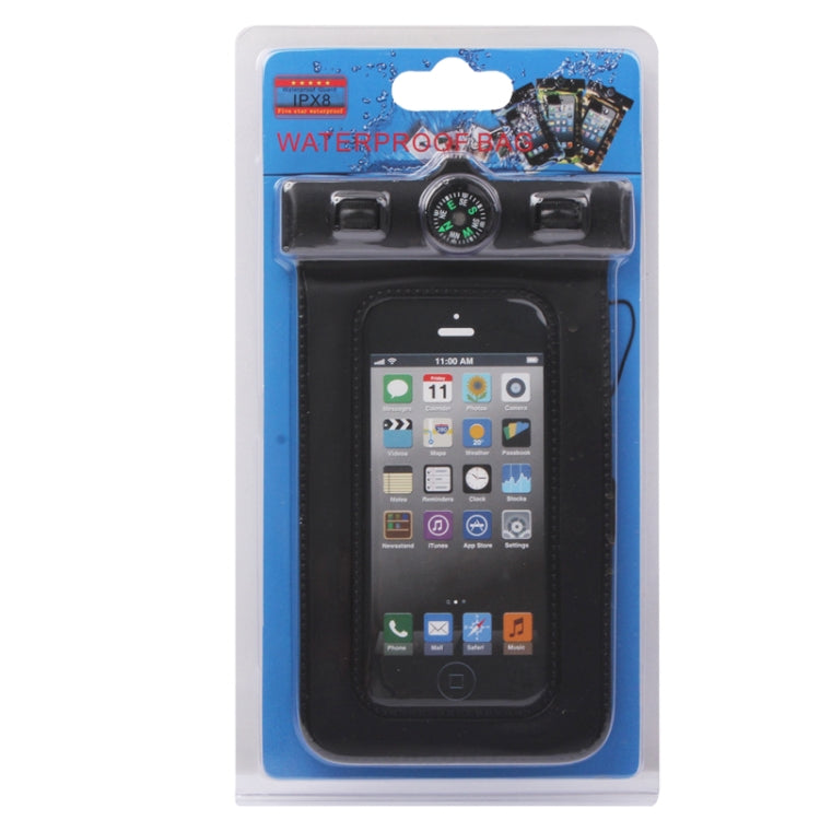 High Quality Waterproof Bag Protective Case with Strap & Armband / Compass for iPhone 5 & 5C & 5S / iPhone 4 & 4S / 3GS / Other Similar Size Mobile Phones, Waterproof Degree: IPX8