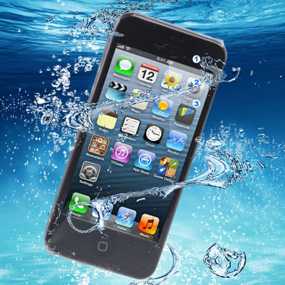Polyurethane Material Ultra-thin Water Resistant / Waterproof, Sandproof, Snowproof, Dirtproof Protective Case / Water Skin for iPhone 5 & 5s & SE