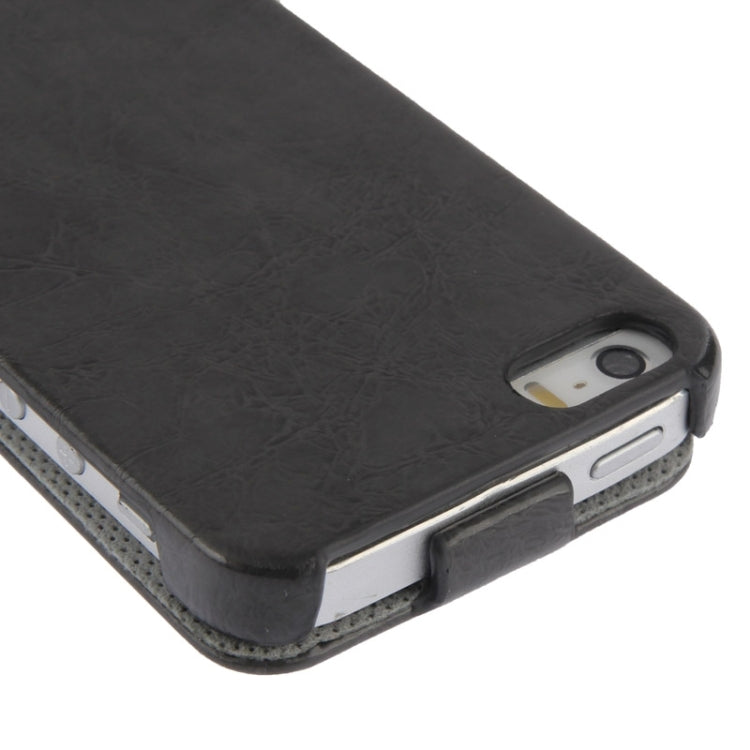 Deluxe Retro Flip PU Leather Case with Fashion Logo for iPhone 5 & 5s & SE & SE