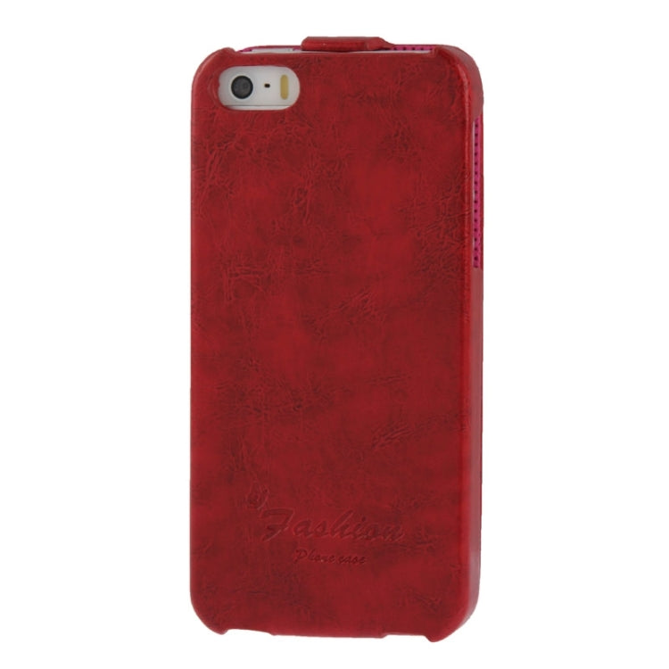 Deluxe Retro Flip PU Leather Case with Fashion Logo for iPhone 5 & 5s & SE & SE