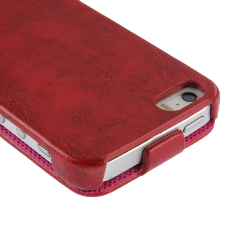 Deluxe Retro Flip PU Leather Case with Fashion Logo for iPhone 5 & 5s & SE & SE