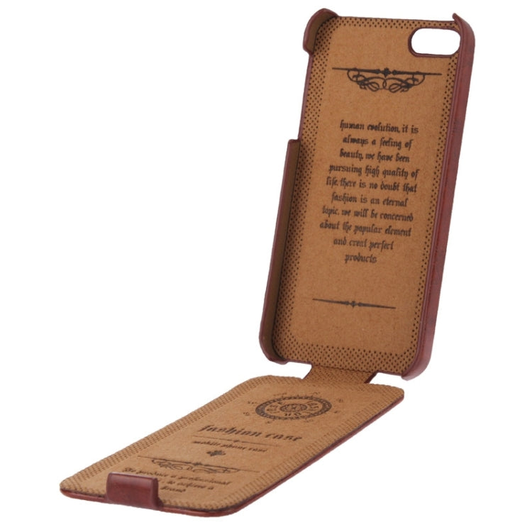Deluxe Retro Flip PU Leather Case with Fashion Logo for iPhone 5 & 5s & SE & SE