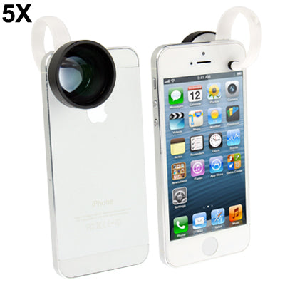 5X Telephoto Lens Detachable, For iPhone, Galaxy, Huawei, Xiaomi, LG, HTC and Other Smart Phones