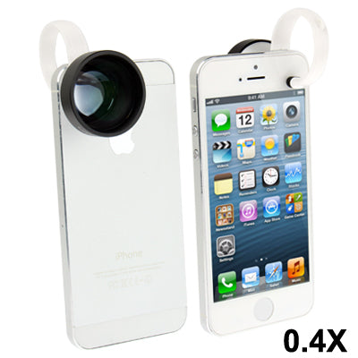 0.4X Wide-angle Lens, For iPhone, Galaxy, Huawei, Xiaomi, LG, HTC and Other Smart Phones