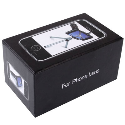 8X Optical Zoom Mobile Phone Telescope Lens with Tripod + Plastic Case for iPhone 5