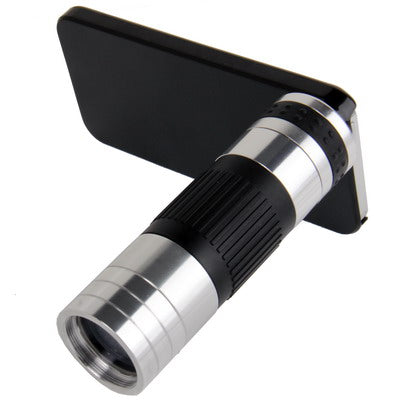 16X Optical Zoom Lens Mobile Phone Telescope Lens with a Microscope Lens + Tripod + Plastic Case for iPhone 5 & 5S