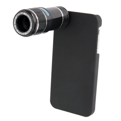 12X Optical Zoom Mobile Phone Telescope Lens with Tripod + Plastic Case for iPhone 5
