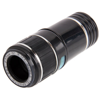 12X Optical Zoom Mobile Phone Telescope Lens with Tripod + Plastic Case for iPhone 5