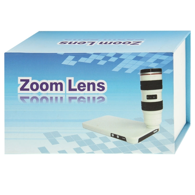 10X Optical Zoom Mobile Phone Telescope Lens with Tripod + Black Plastic Case for iPhone 5