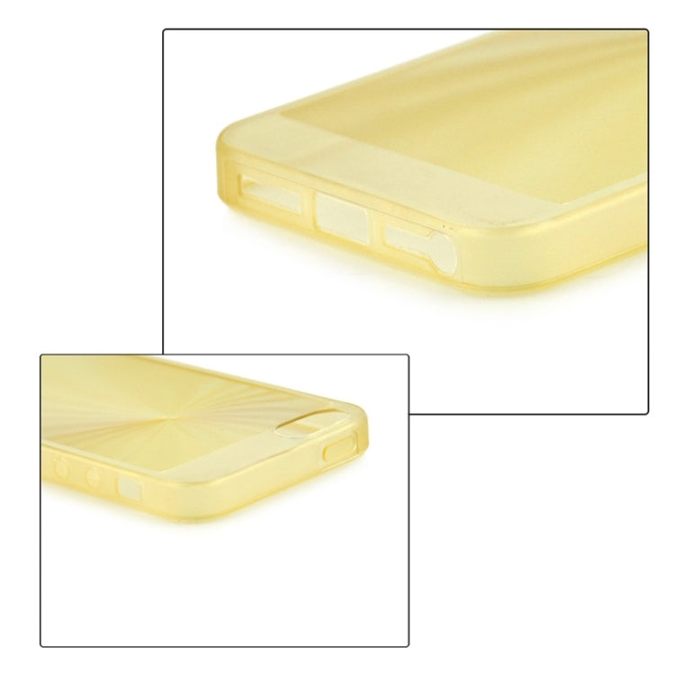0.3mm Ultrathin CD Texture TPU Protective Transparent Case for iPhone 5 & 5s & SE