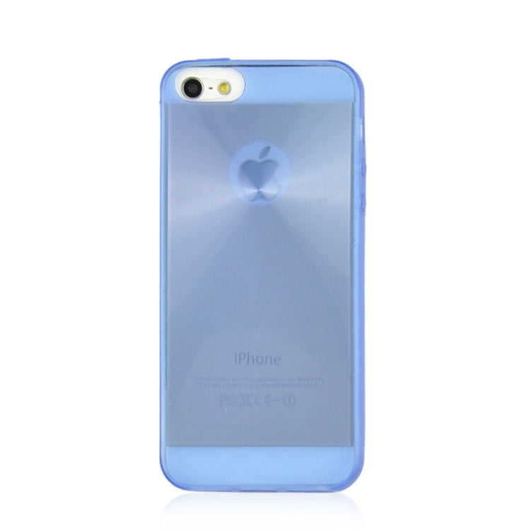 0.3mm Ultrathin CD Texture TPU Protective Transparent Case for iPhone 5 & 5s & SE