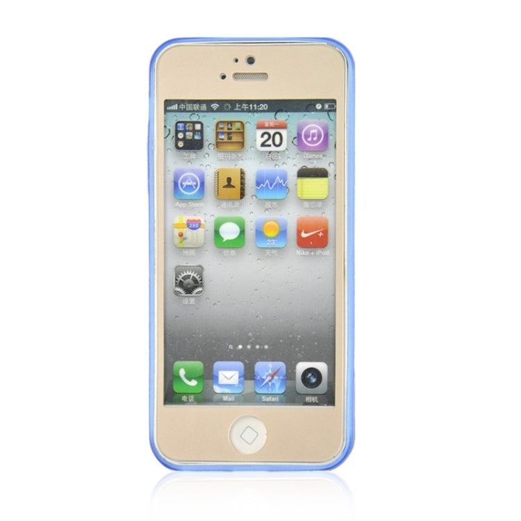 0.3mm Ultrathin CD Texture TPU Protective Transparent Case for iPhone 5 & 5s & SE