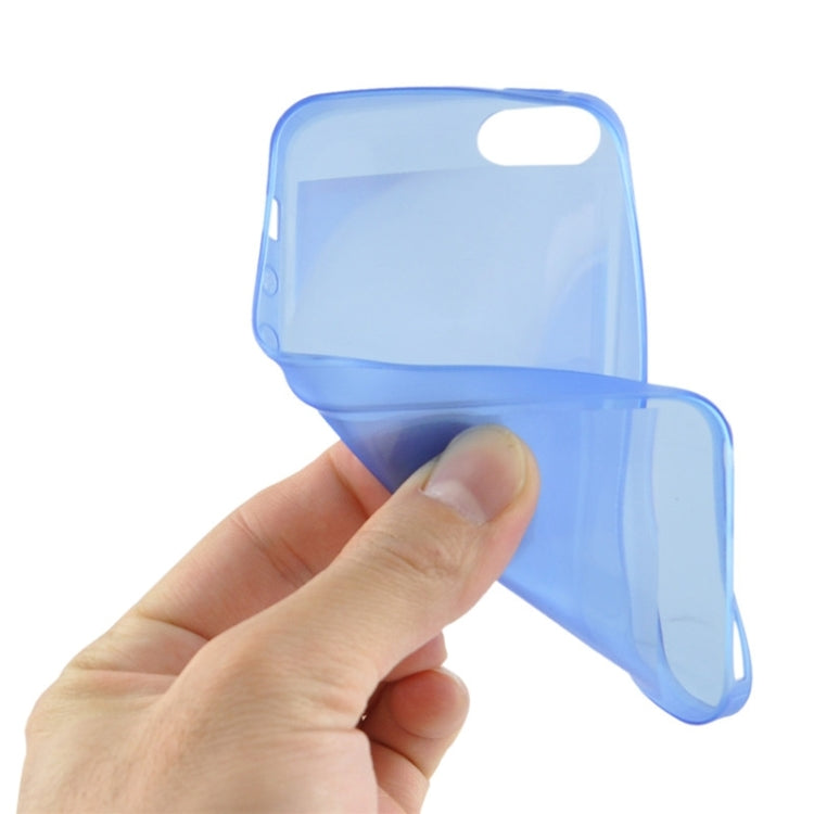 0.3mm Ultrathin CD Texture TPU Protective Transparent Case for iPhone 5 & 5s & SE