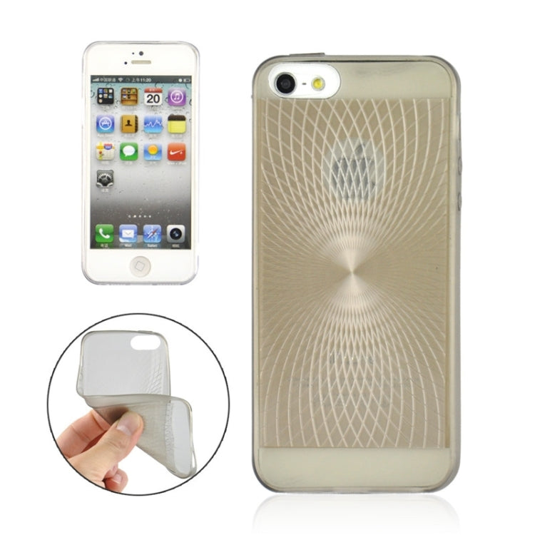 0.3mm Ultrathin Eye of Sun Grain TPU Case for iPhone 5 & 5s & SE & SE