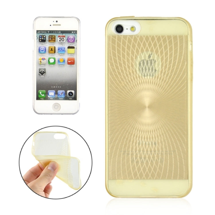 0.3mm Ultrathin Eye of Sun Grain TPU Case for iPhone 5 & 5s & SE & SE