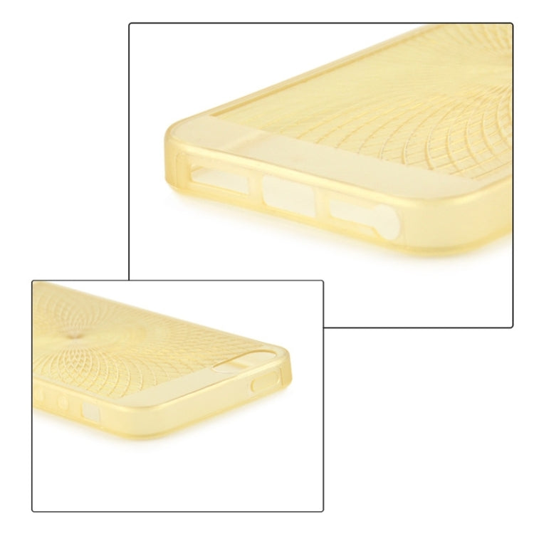 0.3mm Ultrathin Eye of Sun Grain TPU Case for iPhone 5 & 5s & SE & SE