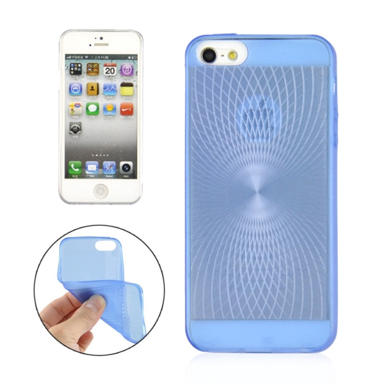0.3mm Ultrathin Eye of Sun Grain TPU Case for iPhone 5 & 5s & SE & SE