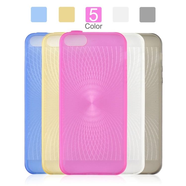 0.3mm Ultrathin Eye of Sun Grain TPU Case for iPhone 5 & 5s & SE & SE