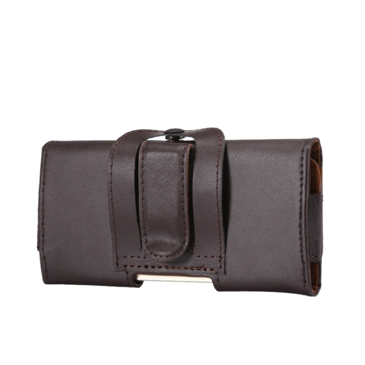 Crazy Horse Texture Vertical Flip Genuine Leather Case / Waist Bag with Back Splint for iPhone 4S / 5 / 5S / 5C