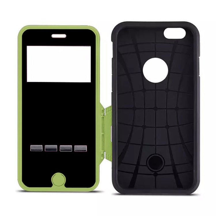 Litchi Texture Horizontal Flip Smart Case with Call Display ID and Receive Call & Wake-up / Sleep Function for iPhone 5 & 5s & SE