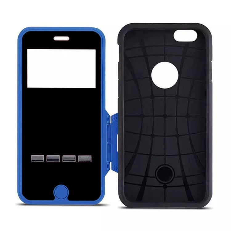 Litchi Texture Horizontal Flip Smart Case with Call Display ID and Receive Call & Wake-up / Sleep Function for iPhone 5 & 5s & SE