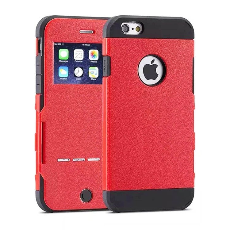 Litchi Texture Horizontal Flip Smart Case with Call Display ID and Receive Call & Wake-up / Sleep Function for iPhone 5 & 5s & SE