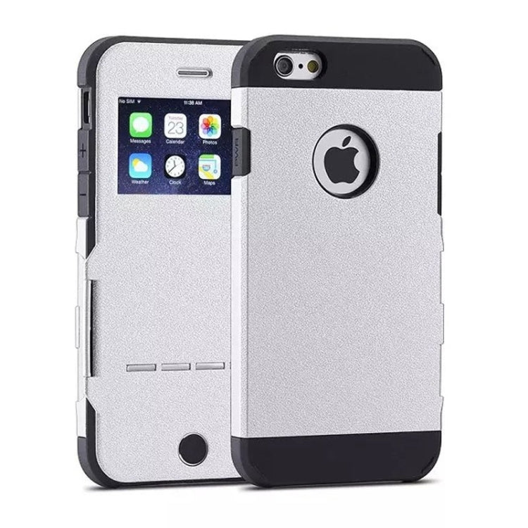 Litchi Texture Horizontal Flip Smart Case with Call Display ID and Receive Call & Wake-up / Sleep Function for iPhone 5 & 5s & SE