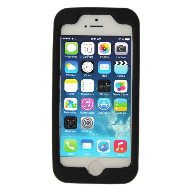 3D Lipstick Pattern Silicone Protective Case for iPhone 5 & 5s & SE