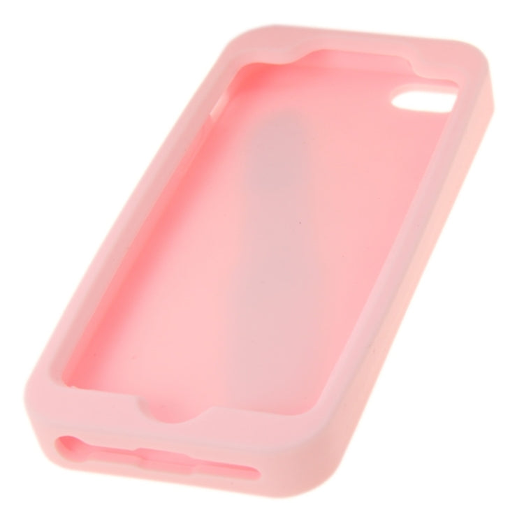 3D Lipstick Pattern Silicone Protective Case for iPhone 5 & 5s & SE
