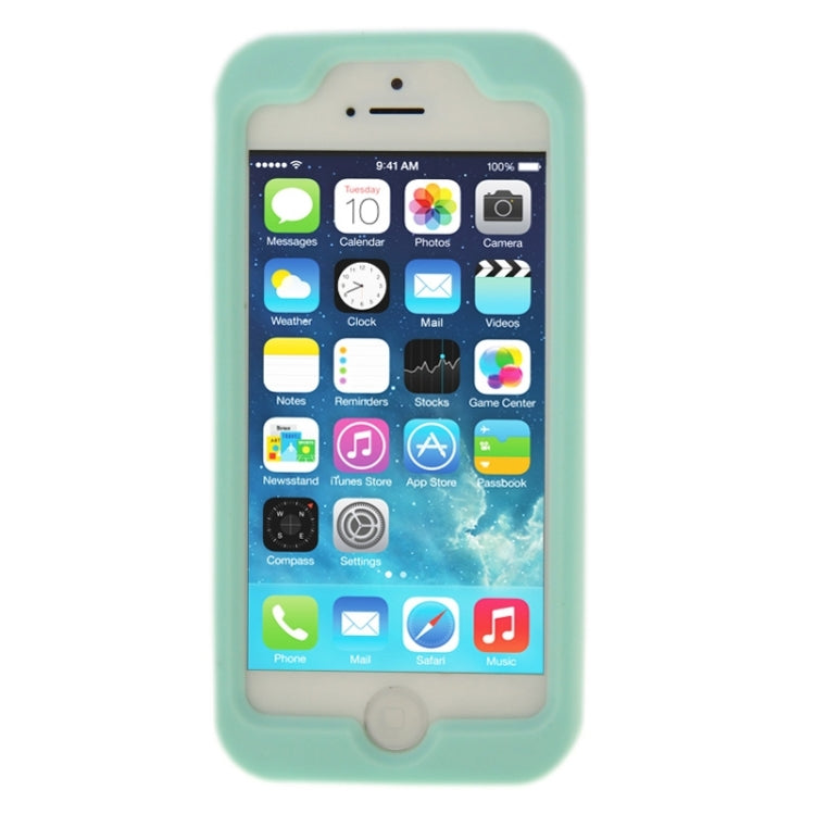 3D Lipstick Pattern Silicone Protective Case for iPhone 5 & 5s & SE