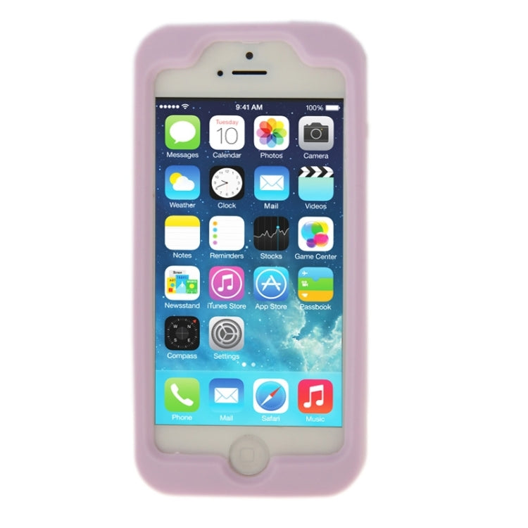 3D Lipstick Pattern Silicone Protective Case for iPhone 5 & 5s & SE