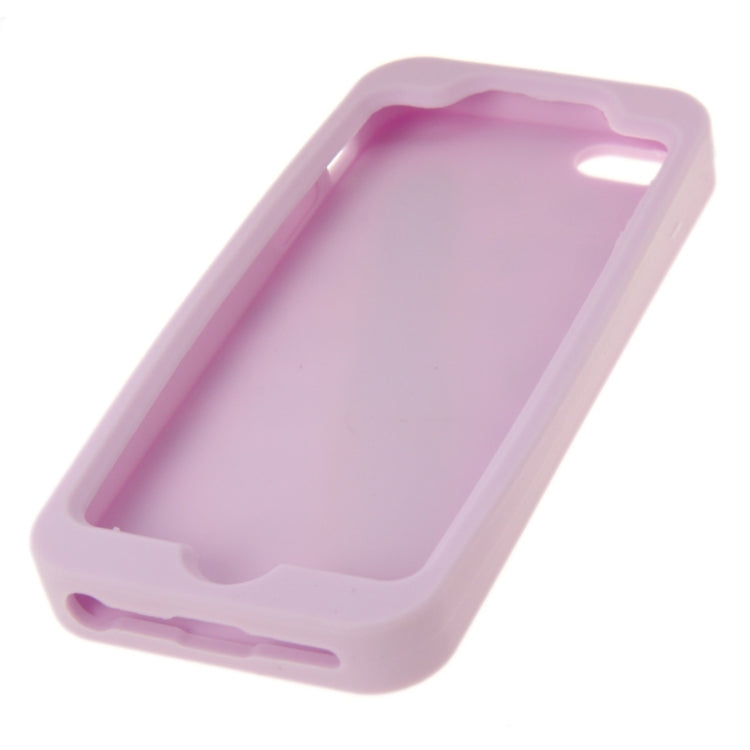 3D Lipstick Pattern Silicone Protective Case for iPhone 5 & 5s & SE
