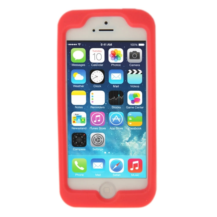 3D Lipstick Pattern Silicone Protective Case for iPhone 5 & 5s & SE